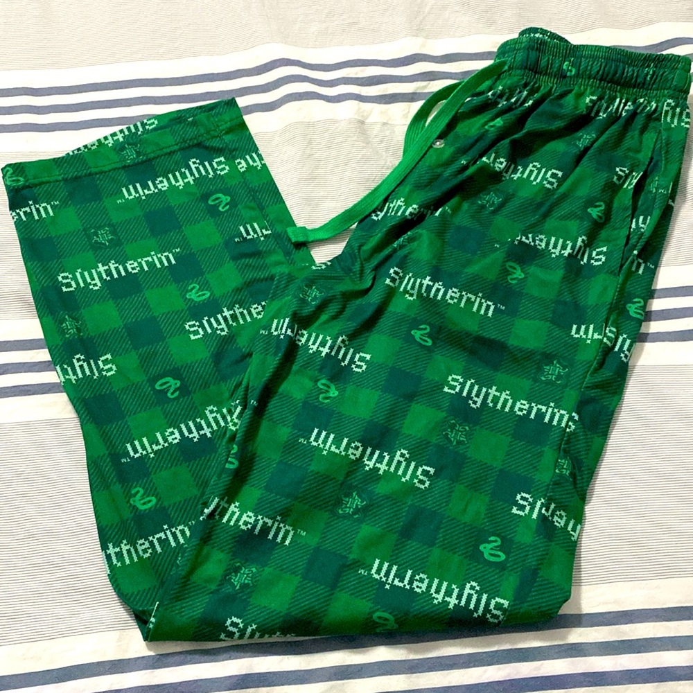 NWOT Slytherin pajama pants